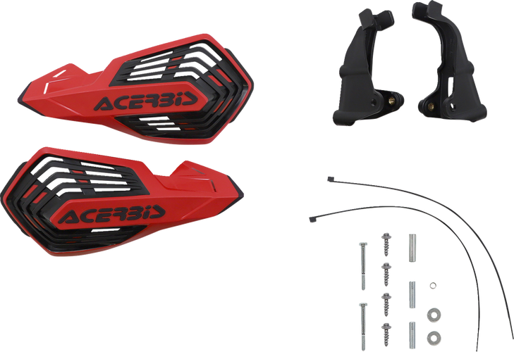 Acerbis Handguards - K-Future - Red/Black 2801971018