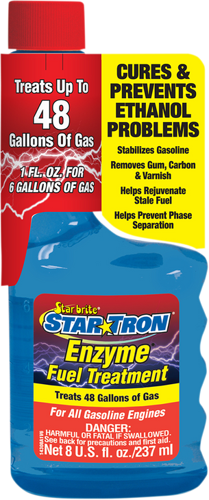 Star Tron Enzyme Fuel Treatment - 8 U.S. Fl Oz. Each - 6 Pack 14308