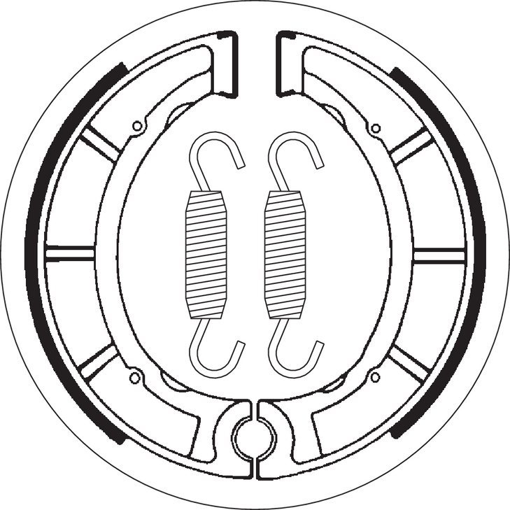 Sbs Brake Shoes - Yamaha 2035