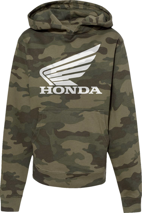Honda Apparel Youth Honda Hoodie - Camo - Medium Np21S-Y3036-M