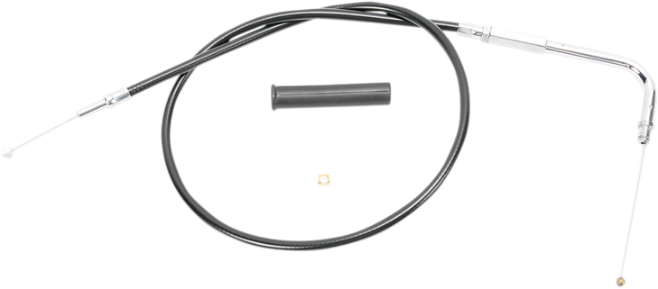 Drag Specialties Black Vinyl Throttle Cable - 37"