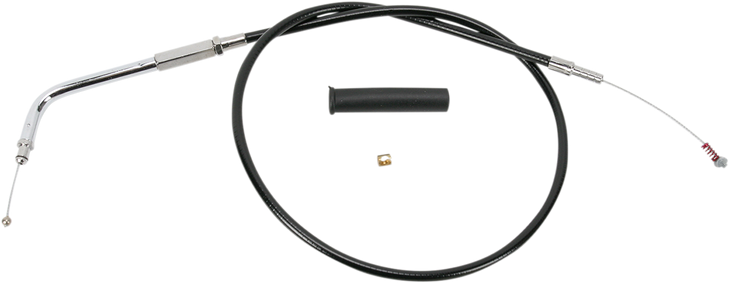 Drag Specialties Black Vinyl Idle Cable - 36-3/4"