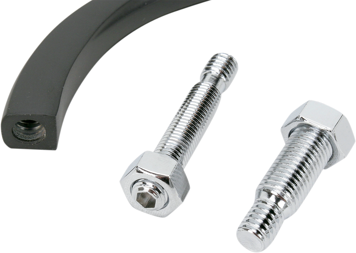 Arlen Ness Mirror - Micro - Mini - Side View - Oval - Black - Right 13-413