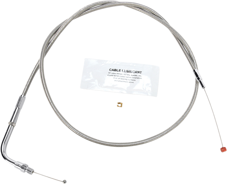 Barnett Stainless Steel Throttle Cable - +6" 102-30-30014-06