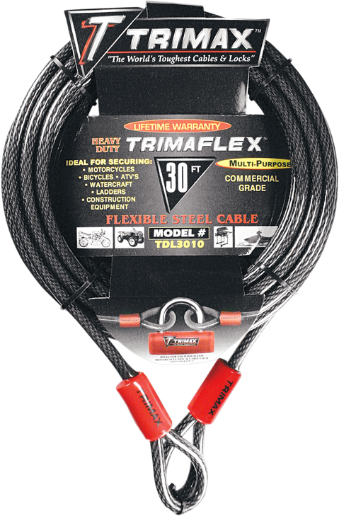 Trimax Cable Lock - 30' Tdl3010