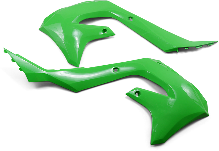 Cycra Powerflow Shrouds - Green 1Cyc-1871-72
