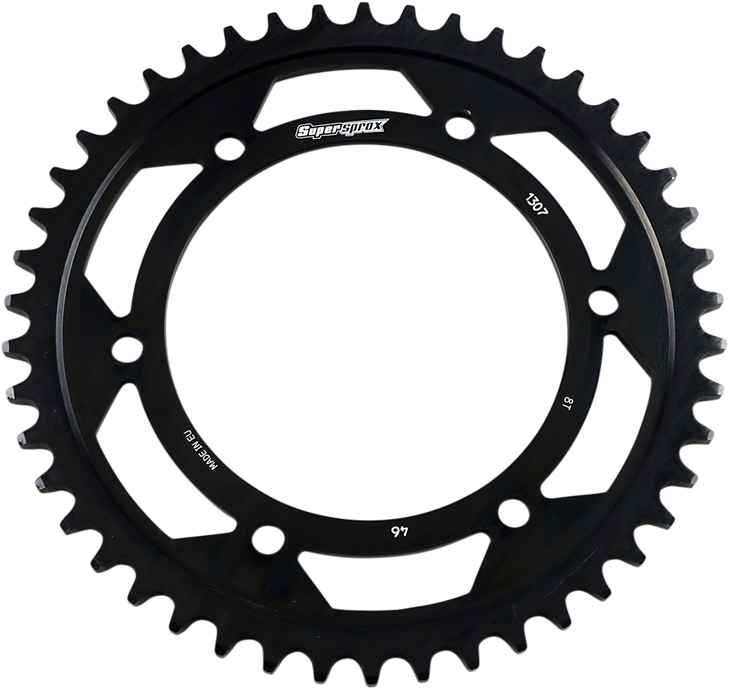 Supersprox Edge Rear Sprocket - Black - 46 Tooth Rfa-1307-46-Blk