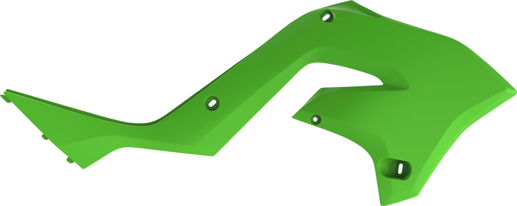 Polisport Radiator Cover - Restyle - Green - Kx 125/250 8425800001