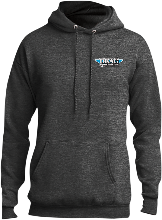 Throttle Threads Drag Specialties Hoodie - Heather Gray - 4Xl Drg29Pc78Hdhg4X