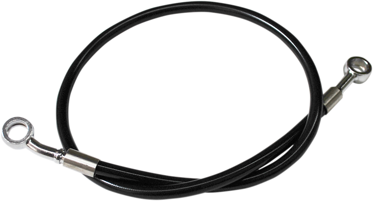 La Choppers Scout Complete Stainless Braided Handlebar Cable/Brake Line Kit - 18" - 20" Handlebars - Black La-8400Kt-19B
