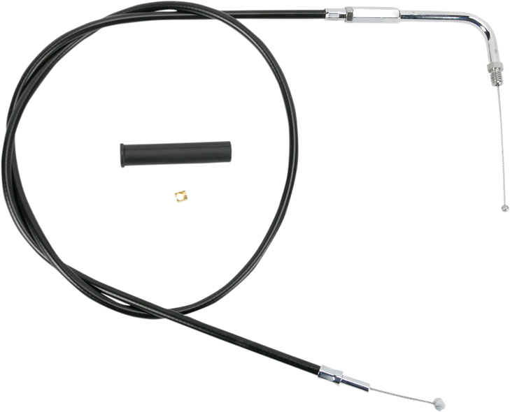 Drag Specialties Black Vinyl Throttle Cable - 44"