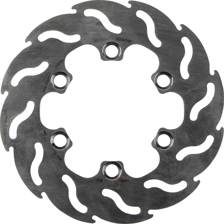Moto-Master Brake Rotor - Rear - Flame 110382-Pu