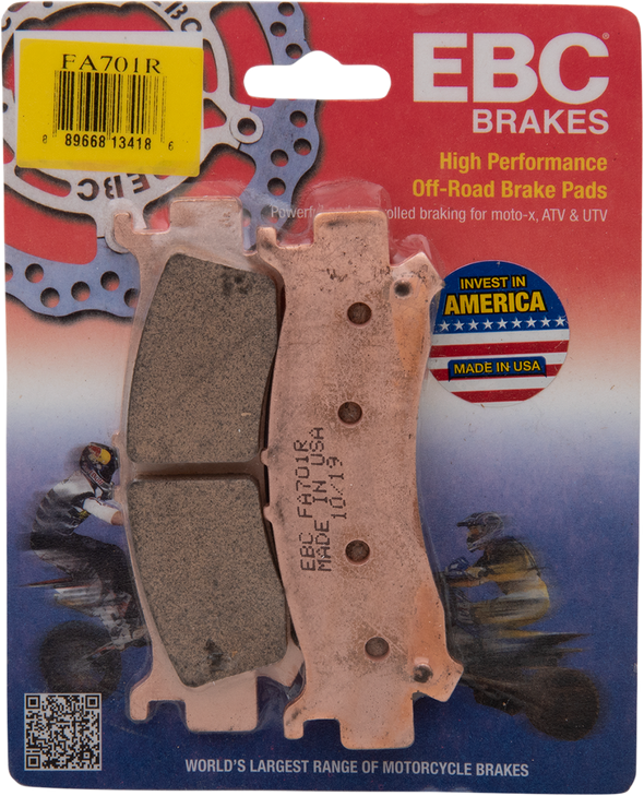 Ebc Sintered "R" Brake Pads Fa701R