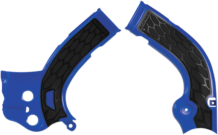 Acerbis X-Grip Frame Guards - Blue/Black - Yz 250F/450F 2374261034