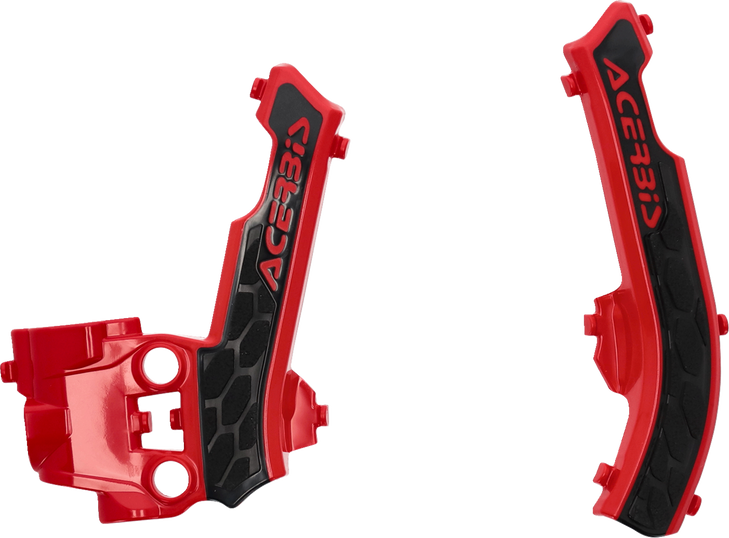 Acerbis X-Grip Frame Guards - Red/Black - Gas Gas | Husqvarna | Ktm 2979611018