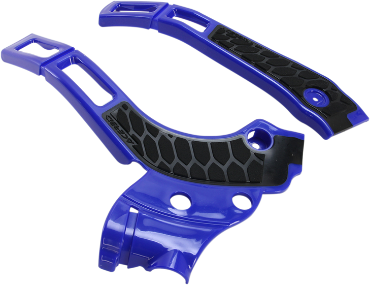 Acerbis X-Grip Frame Guards - Blue/Black - Yz 125/250/125X/250X 2464741034