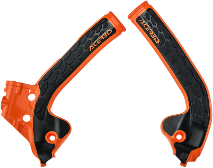 Acerbis X-Grip Frame Guards - '16 Orange/Black - Gas Gas | Husqvarna | Ktm 2686045225