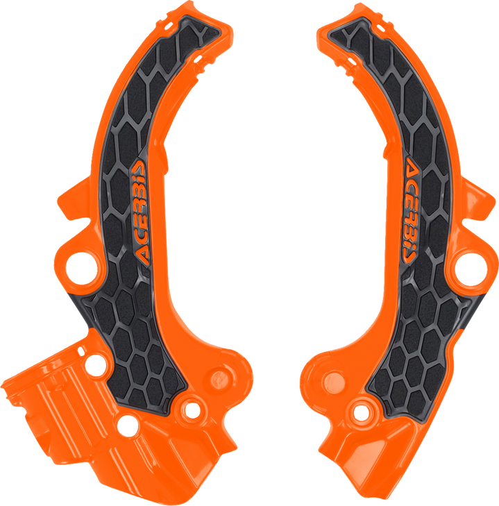 X-Grip Frame Guards - Black/Orange - Sx 65 2985891008