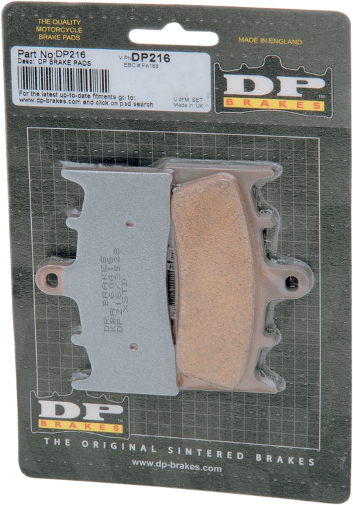 Dp Brakes Standard Brake Pads - Kawasaki/Suzuki Dp216