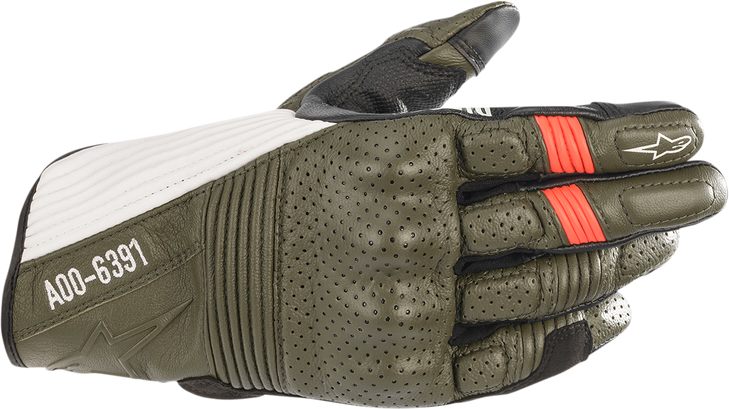 Kei Gloves - Forest/Black/White/Fluo Red - 2Xl 3566221-6123-2X