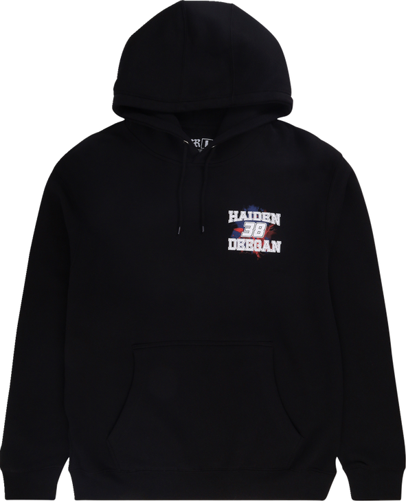 Deegan Apparel 38 Hoodie - Black - 2Xl Dmtfp3004Blk2Xl