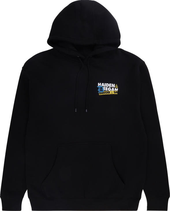 Deegan Apparel Caution Hoodie - Black - Large Dmtfp3010Blkl