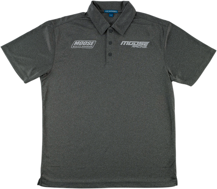 Moose Racing Polo Shirt - Heather Charcoal - 2Xl 3040-2658