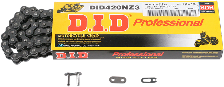 Did 420 Nz3 - High-Performance Motorcycle Chain - 110 Links 420Nz3X110Rb