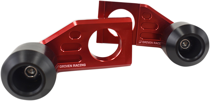 Driven Racing Axle Block Sliders - Yamaha Fz-9 - Red Drax-121-Rd