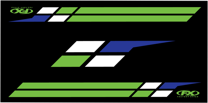 Door Mat - Green - Kawasaki 22-45120