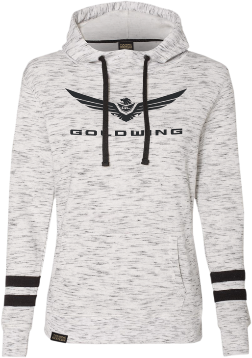 Factory Effex Women'S Goldwing Bold Pullover Hoodie - White/Black - Xl 25-88826