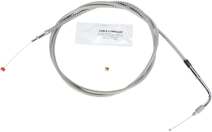 Barnett Stainless Steel Idle Cable - +12" 102-30-40017-12