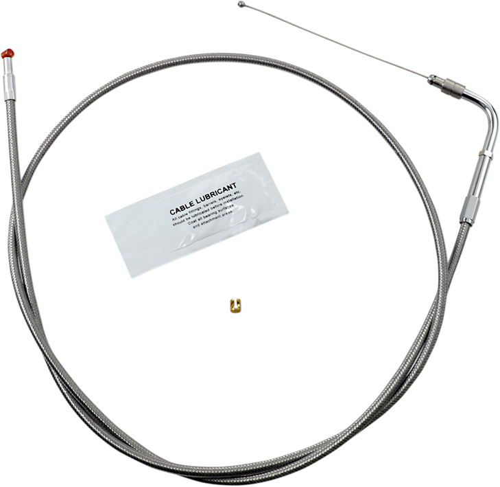 Barnett Stainless Steel Throttle Cable - +10" 102-30-30018-10