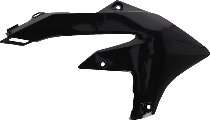 Cycra Replica Radiator Shrouds - Black - Yamaha 1Cyc-1787-12