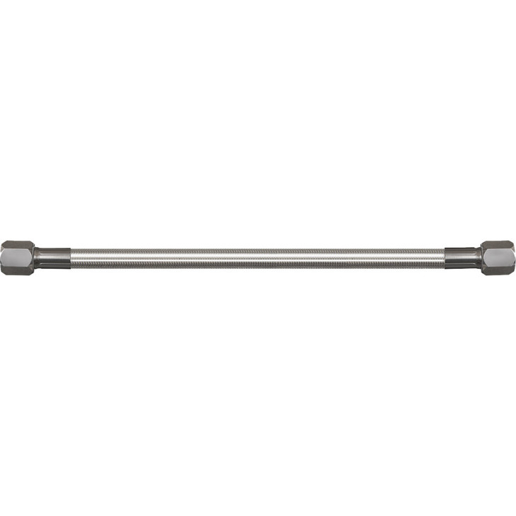 Universal Fuel Line - Stainless Steel - 17" Vtol-017C-Cl