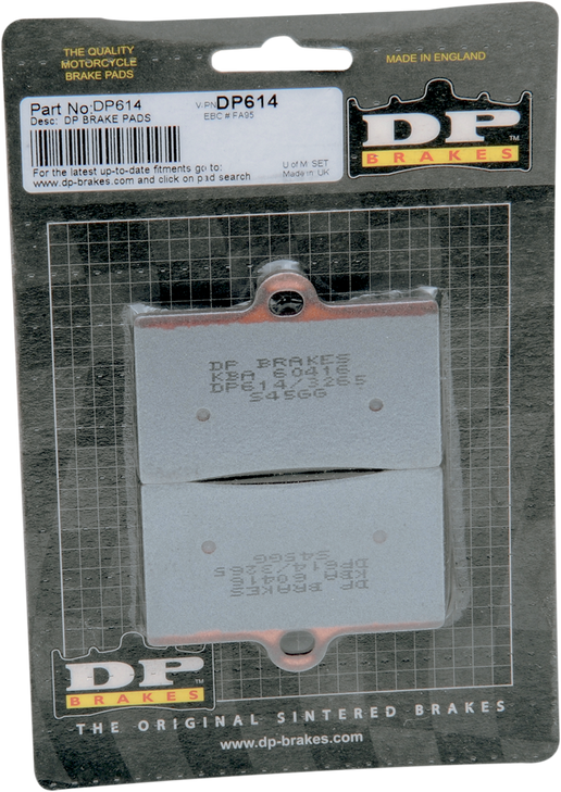 Dp Brakes Standard Brake Pads Dp614