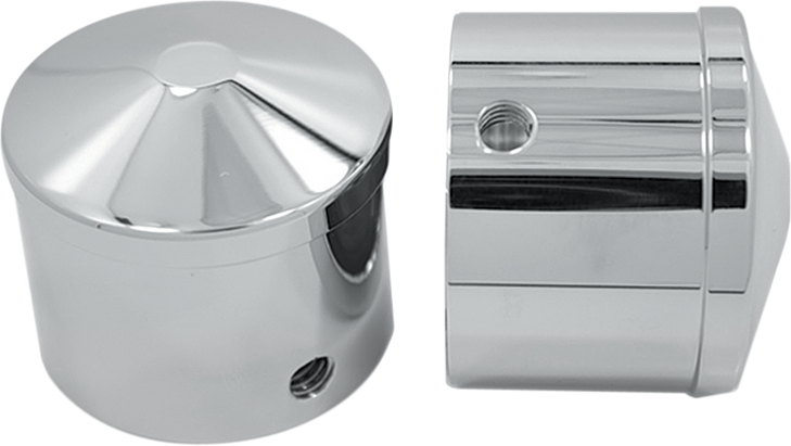 Avon Grips Front Axle Nut Cover - Chrome - Air Cushion - 1" Axl-Air-Ch