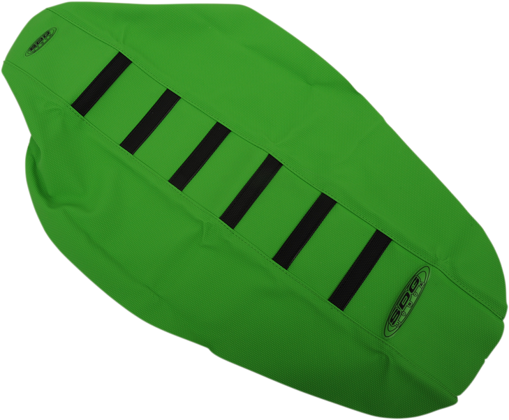 Sdg 6-Ribbed Seat Cover - Black Ribs/Green Top/Green Sides 95941Kgg
