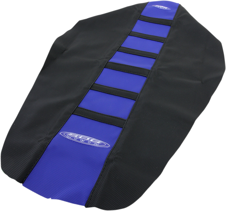 Sdg 6-Ribbed Seat Cover - Black Ribs/Blue Top/Black Sides 95938Kbk