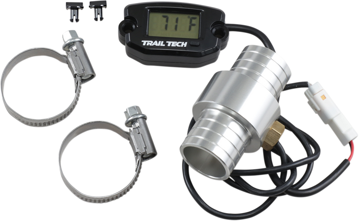 Trail Tech Universal Temperature Meter - Surface Mount - Black - 25 Mm 742-Eh3