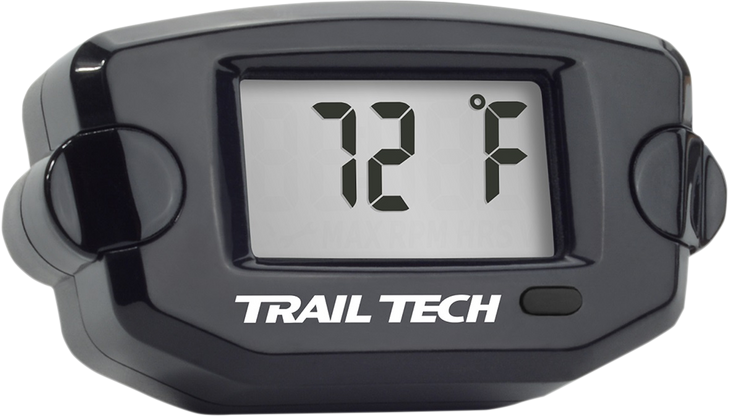 Trail Tech Universal Temperature Meter - Surface Mount - Black - 10 Mm 742-Ef6