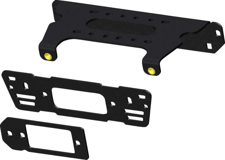 Kfi Products Winch Mount - Polaris/Gravely 101345