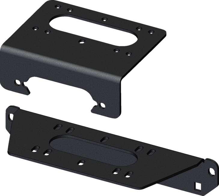 Kfi Products Winch Mount - Polaris/Kawasaki 101480
