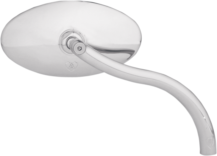 Arlen Ness Mirror - Softbend - Side View - Smooth - Cat Eye - Chrome - Left/Right 13-046