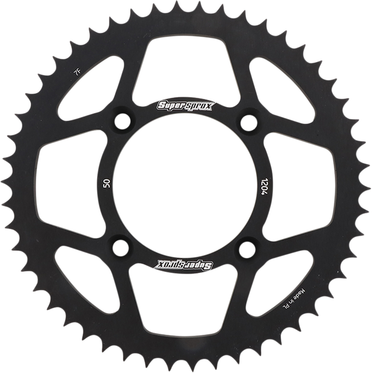 Supersprox Rear Sprocket - Black - Honda - 50 Tooth Ral-1204-50-Blk