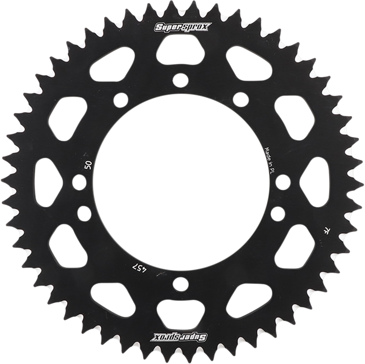 Supersprox Rear Sprocket - Black - Kawasaki/Suzuki - 50 Tooth Ral-457-50-Blk