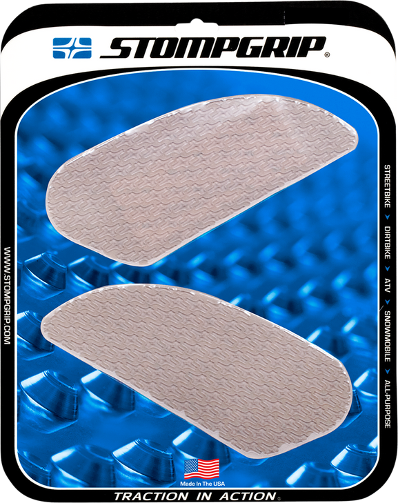 Stompgrip Traction Kit - Rally Tank Grips - Clear 50-14-0006C