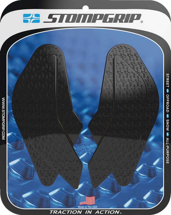 Stompgrip Traction Pad Tank Grips - Icon - Black - Gsx-8R/S 55-14-0210B