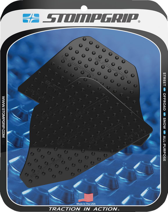 Stompgrip Traction Pad Tank Grips - Volcano - Black - Multistrada V4/S/Sport 55-10-0185B