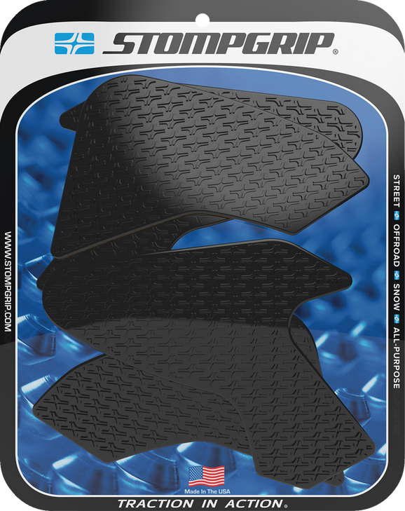 Stompgrip Traction Pad Tank Grips - Icon - Black - F 900 R 55-14-0176B